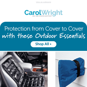 Protection from Cover to Cover with these Outdoor Essentials