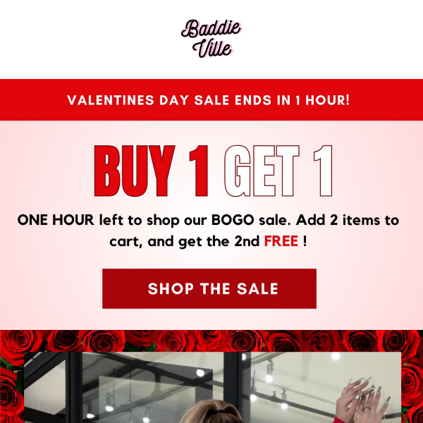 😍 Valentine's Day Sale!😍BOGO FREE !