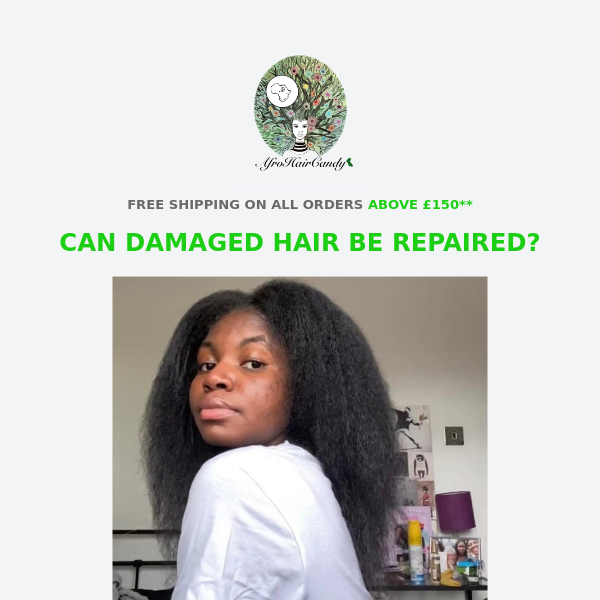 Can Damaged Hair Be Repaired? - Afro Hair Candy
