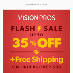 Flash Sale! Up To 35% Off