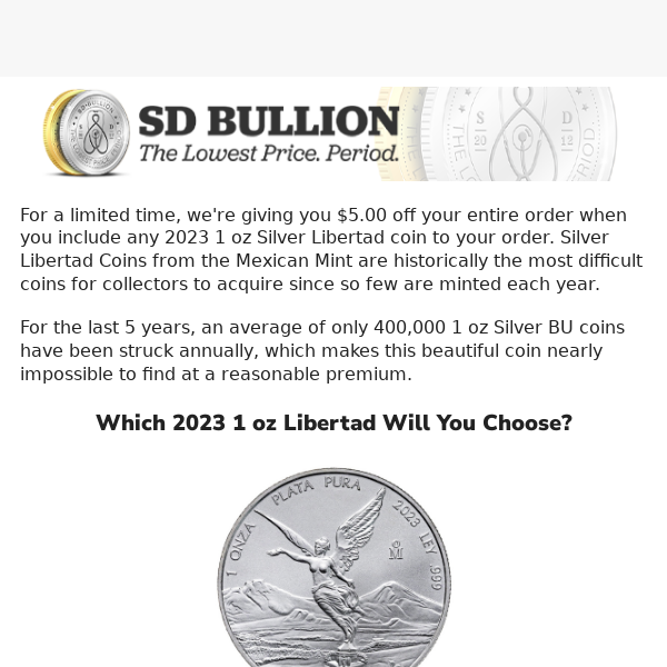 👉 $5.00 Off Your Order With This Silver Coin