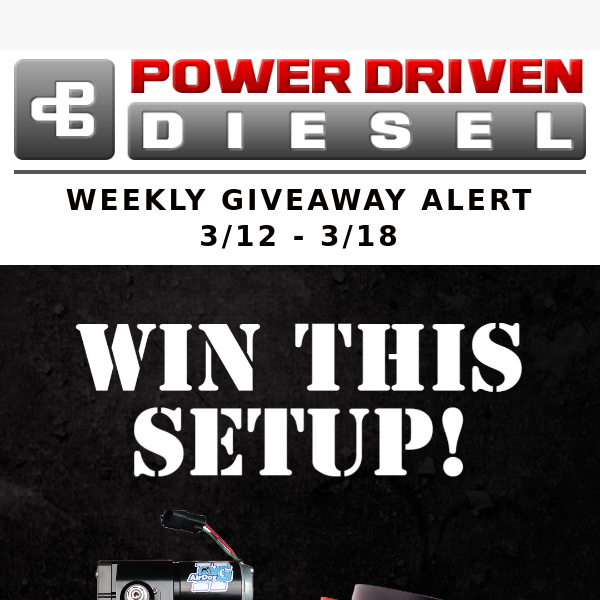 Win a new fuel setup this week! 🔥