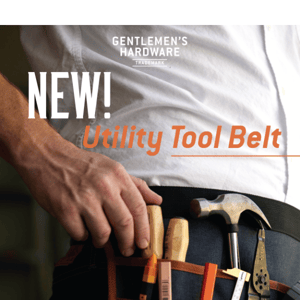 New! Utility Tool Belt