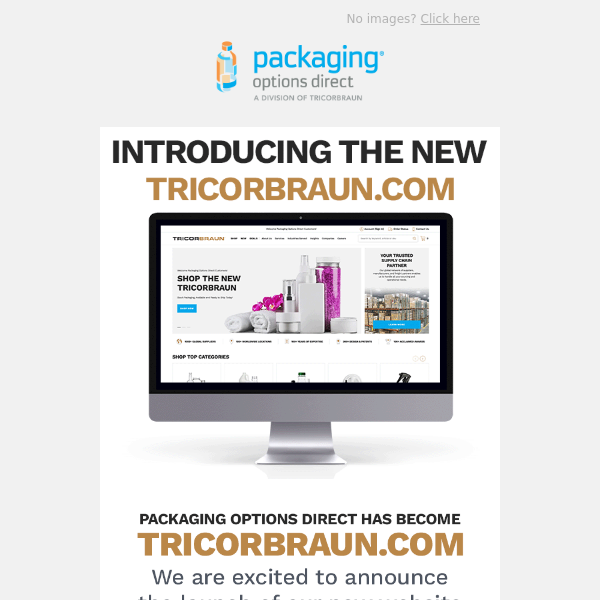 Our New Website is LIVE!!! - Packaging Options Direct