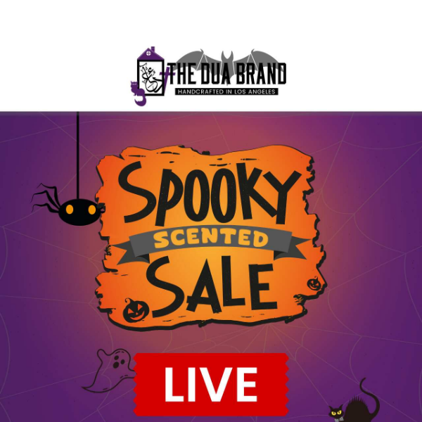 🚨 Live Alert: Spooky Scented Sale Starts Now! Don't Miss Out ☠️