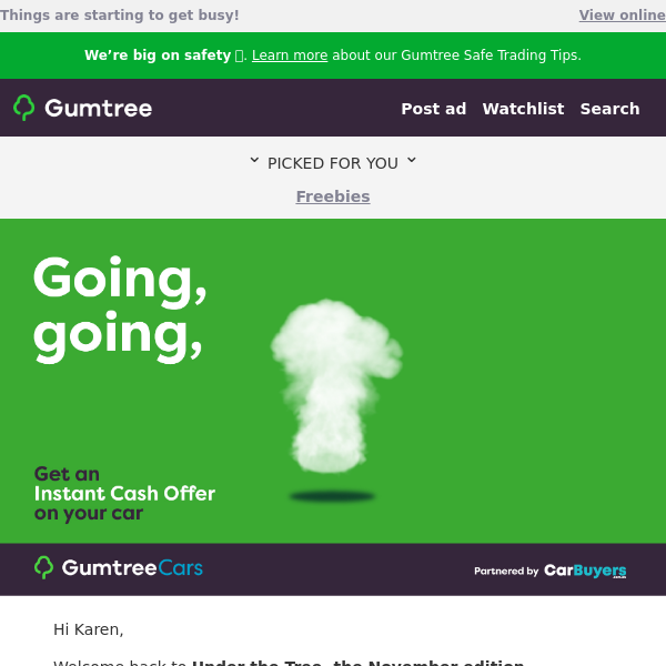 Gumtree, see what’s new at Gumtree