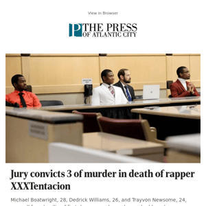 Jury convicts 3 of murder in death of rapper XXXTentacion