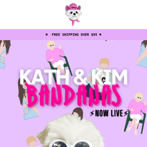 Kath & Kim Bandanas 🥂