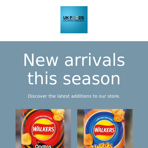 New Crisps have arrived! 10% off weekend online too!