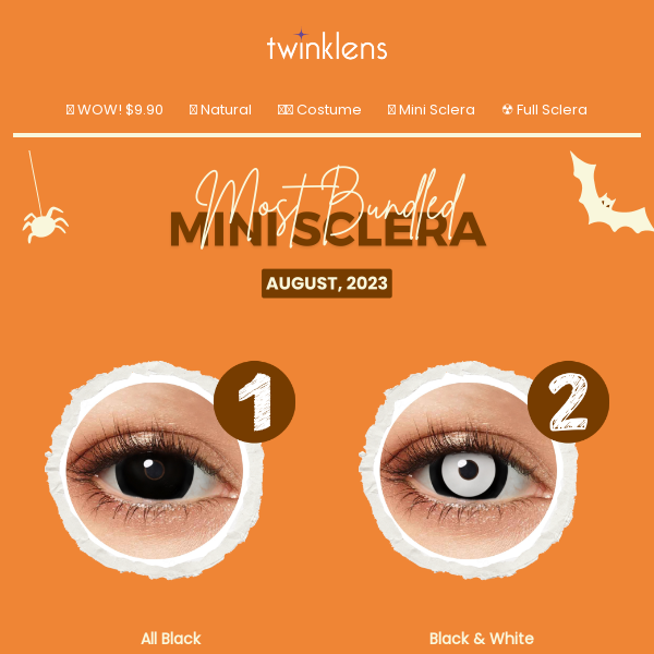 🔮 August's most bundled 17.0mm mini sclera contacts are here, check them out!