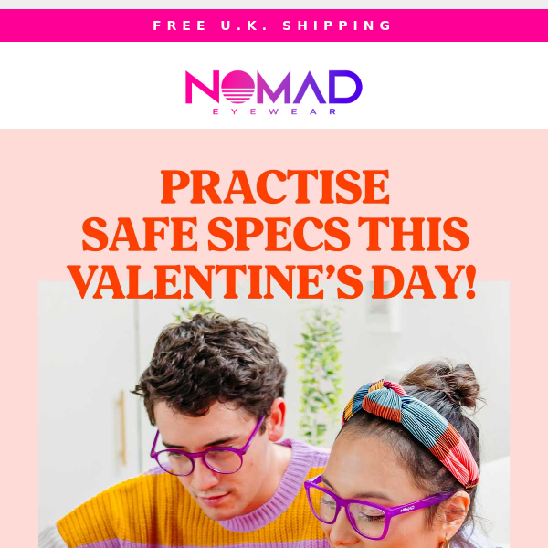💕 Practise Safe Specs this Valentine’s Day 💕 with 2 for 1 on all eyewear!
