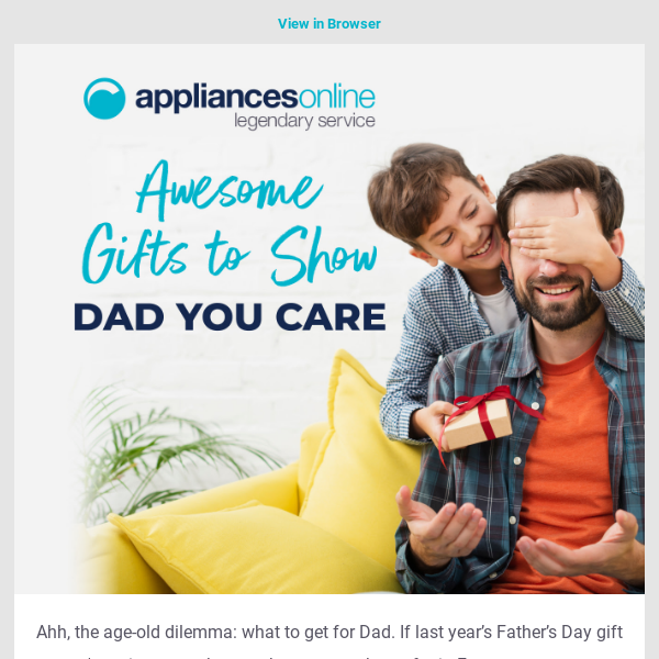 Show Dad You Care with Awesome Gift Ideas