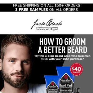 Three (free) steps to a well-groomed beard