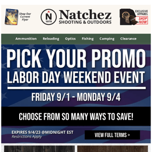 🚨 Pick Your Promo Labor Day Deals - Open for Info 🚨