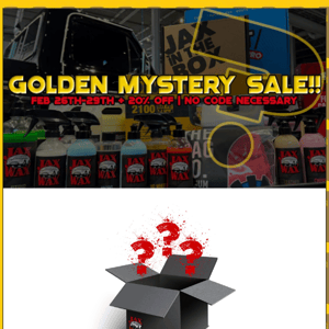 Final Day - Golden Bucket Mystery Sale!!