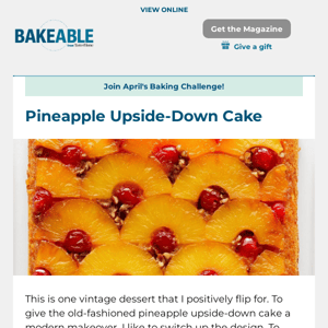 Bake It This Weekend: Pineapple Upside-Down Cake