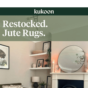 Introducing the Return of Jute Rugs 🌿