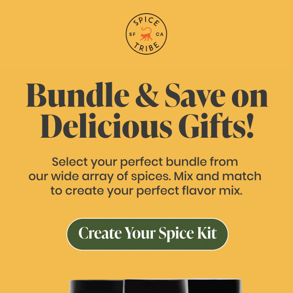 Up to $12 Off Custom Spice Kits!