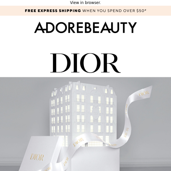 DIOR has landed at Adore Beauty!