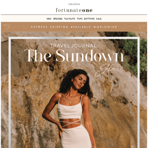 Travel Journal: The Sundown Glow 🌅