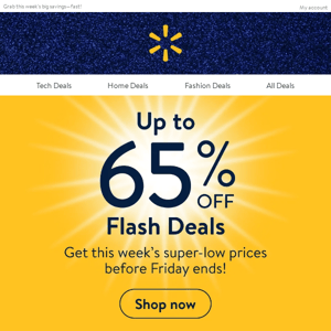 The Flash Deals countdown is on⏱️💵