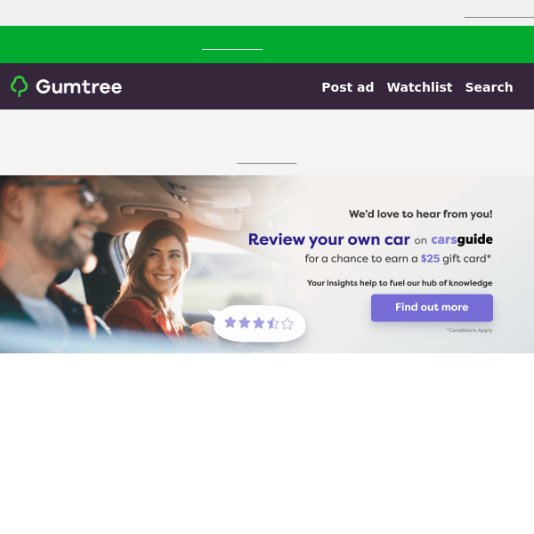 Gumtree, see what’s new at Gumtree