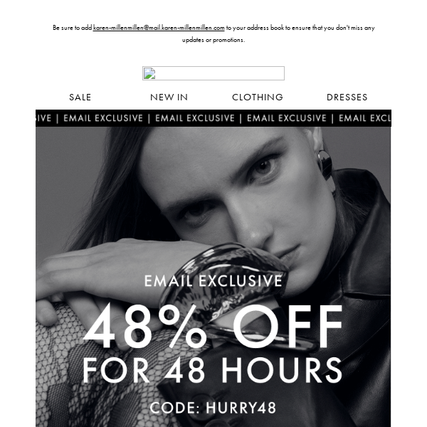 For 48 hours only | Take 48% off everything