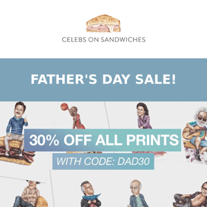 FATHER'S DAY SALE!