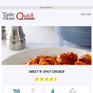 Sweet ‘n’ Spicy Chicken