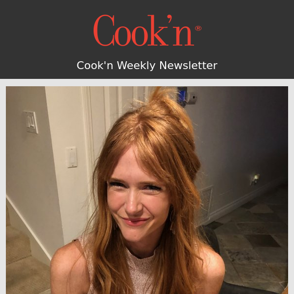 Cook'n Weekly Newsletter with 5-Day Meal Plan (and a special farewell from Mary)