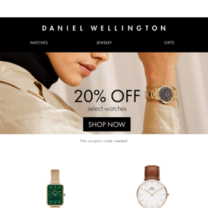 20% OFF Watches | Gifts to Adore, Prices to LOVE!