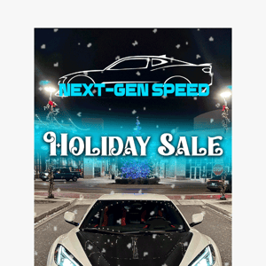 Rev Up Your Holidays with Next-Gen Speed's Spectacular Sale!