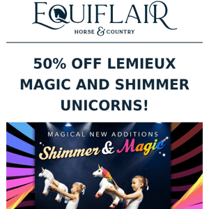 Deal of The Day - 50% Off Lemieux Toy Unicorns
