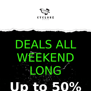 Up to 50% off Cyclone Pods