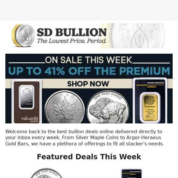 👉 On Sale This Week at SD Bullion