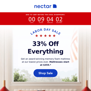 Final Day For 33% OFF 💤🛏️