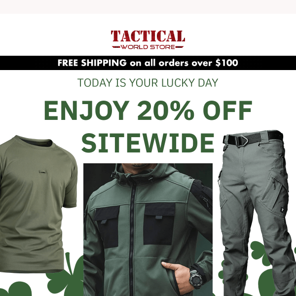 20% OFF - Happy St. Patrick’s Day 🍀