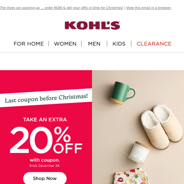 Kohl's Discounts - December 2023