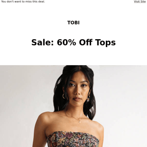 💖 SALE | 60% Off All Tops 💖