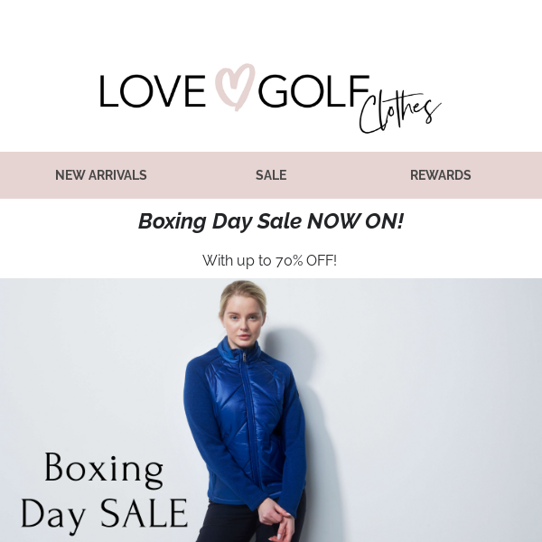 Boxing Day SALE | Now on