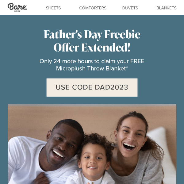 Hurry! Only 24 more hours to shop for Dad