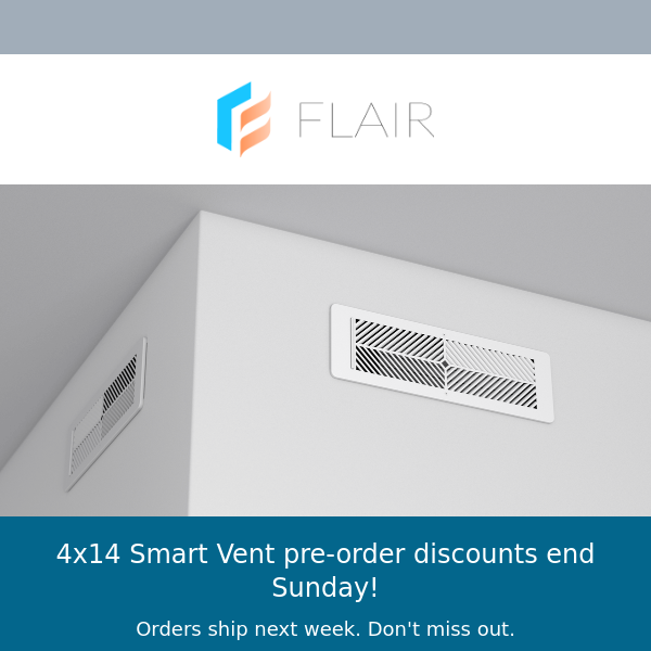 Last Chance: 4x14 Smart Vent Pre-Order Discounts Ending Soon!