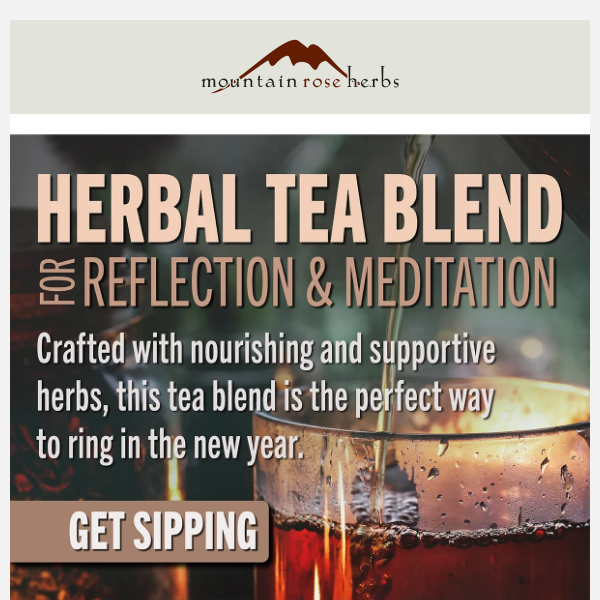 Herbal Tea Recipe for Meditation & Reflection