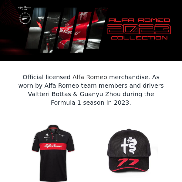 ALFA ROMEO 2022 MONZA GP DRIVER T-SHIRT - ALFA ROMEO F1