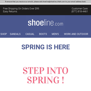 Step into Spring with the Perfect Pair of Shoes!