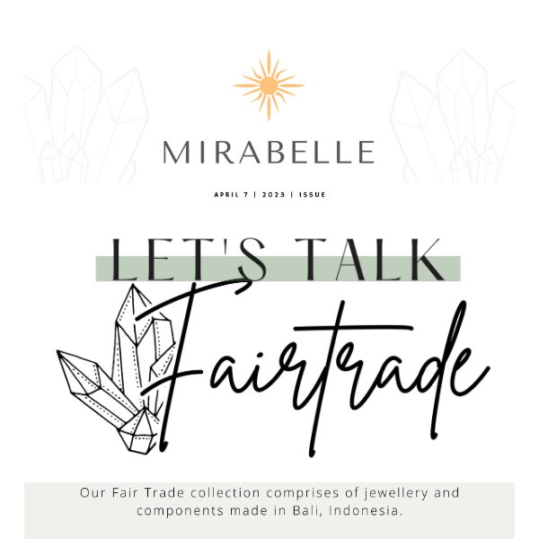 Let's Talk Fairtrade ✨