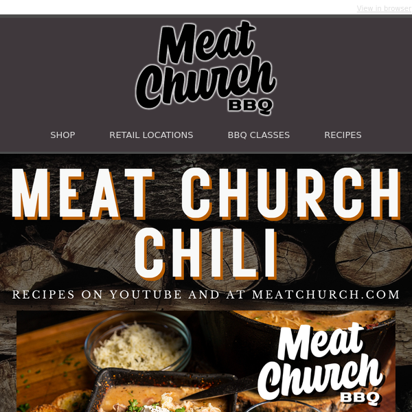 Meat Church BBQ Texas Chili Seasoning