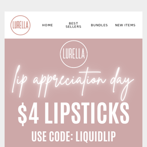 $4 lipsticks all day! 💋