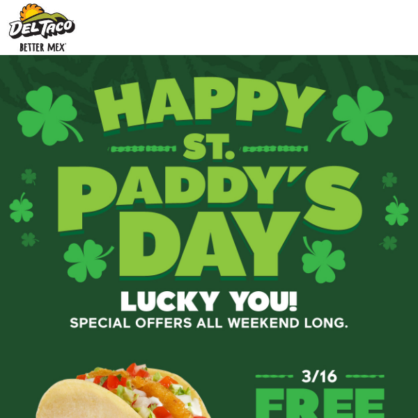 We've got your lucky charm! 🍀