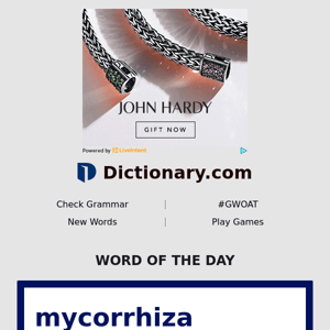 mycorrhiza | Word of the Day